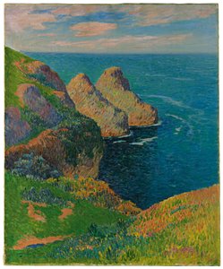 Le scogliere sul mare, 1895 da Henry Moret