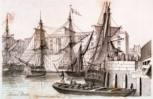 Docks di Londra da Henry Moses
