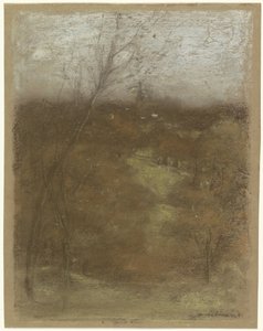 Veduta di una valle con un ruscello da Henry Muhrmann