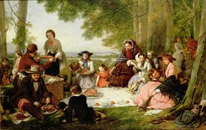 Un picnic, 1857