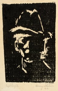 Ritratto di uomo con cappello da Henry Nielsen