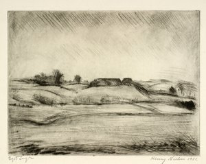 Paesaggio aperto con fattoria da Henry Nielsen
