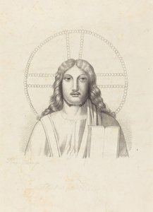 Testa del Nostro Salvatore, da "Roma Subterranea" di Arringhi