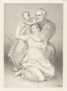 Sacra Famiglia, da Michelangelo da Henry Noel Humphreys after John Flaxman