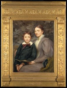 La signora William T. Evans e suo figlio, 1895 da Henry Oliver Walker