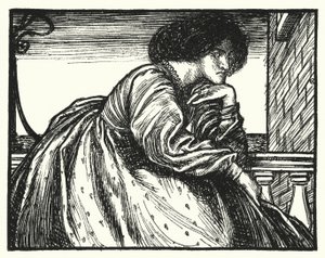 Poesia di Matthew Arnold: Una Saffo moderna (incisione)