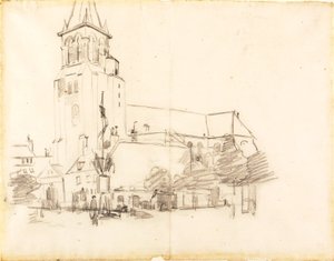Chiesa, St.-Germain-des-Prés, Francia da Henry Ossawa Tanner