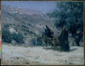 Fuga in Egitto, 1899