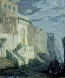 Chiaro di luna: Mura di Tangeri da Henry Ossawa Tanner