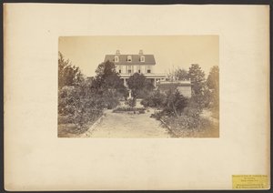 Villa di John E. Seabrook, dal giardino. Isola di Edisto, Carolina del Sud da Henry P. Moore