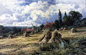 Un Campo di Grano nel Surrey da Henry Parker