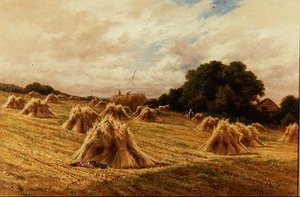 Un Campo di Grano nel Surrey, vicino a Reigate da Henry Parker