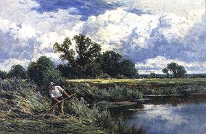 Il fiume Lea, vicino a Broxbourne nell