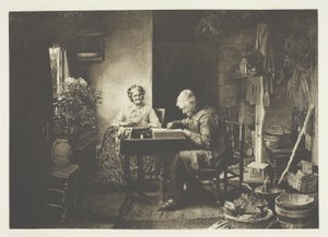 Quando il lavoro della giornata è finito da Henry Peach Robinson