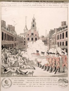 Il massacro di Boston, 5 marzo 1770 da Henry Pelham