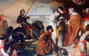 La Sfida di Rodomonte a Ruggiero, 1827 da Henry Perronet Briggs