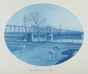 Ponte ferroviario C.M. & St. P. a Sabula, Ia. da Henry Peter Bosse