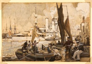 La nave da guerra statunitense 