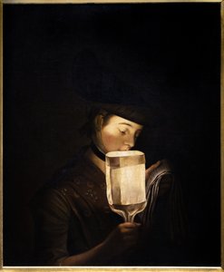 Cantante di ballate La Jolie da Henry Robert Morland