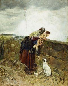 Guardando il Treno a Vapore da Henry Robert Robertson