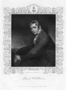 Sir David Wilkie 1785-1841, pittore scozzese, XIX secolo da Henry Robinson