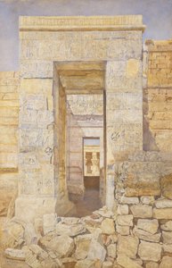 Ingresso est, stanza di Tiberio, Tempio di Iside, Philae da Henry Roderick Newman