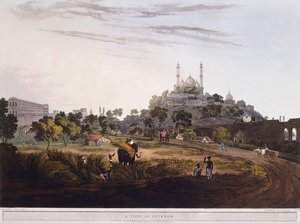 Una veduta di Lucknow, 1824 da Henry Salt