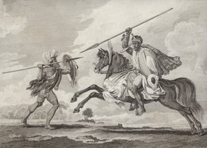 Fit Aurari Zogo che Attacca un Fante, Etiopia da Henry Salt