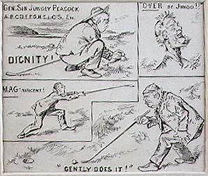 Mosse di golf, illustrazione dalla rivista 