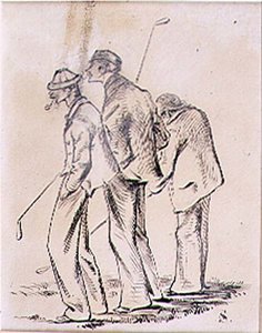I golfisti letargici, illustrazione dalla rivista 