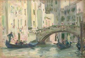Un canale a Venezia, 1899 da Henry Scott Tuke