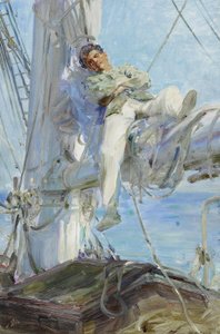 Marinaio dormiente, Falmouth 1905 da Henry Scott Tuke