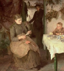 Il messaggio, 1890 da Henry Scott Tuke