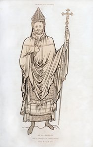 Un arcivescovo, fine XII secolo, 1843 da Henry Shaw