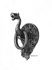 Battente della porta, fine XIV secolo, 1843