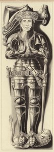 Effigie di Sir Richard Vernon da Henry Shaw