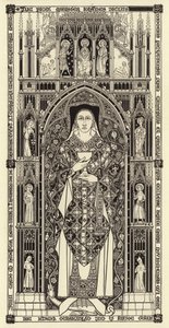 Lastra incisa, c 1350 da Henry Shaw