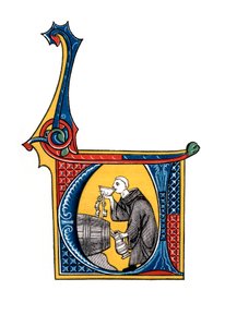 Lettera iniziale U, inizio XIV secolo