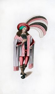 Abito maschile, c. 1480, 1843 da Henry Shaw