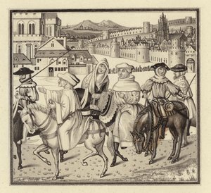 Il pellegrinaggio di Canterbury da Henry Shaw