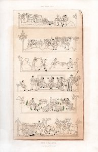 Le stagioni, c1050, 1843 da Henry Shaw