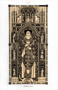 Il canonico di Poitiers, c1350, 1843 da Henry Shaw