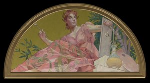 Musa della pittura, 1893 da Henry Siddons Mowbray
