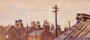Tetti visti da Rounton Road, c.1930 da Henry Silk