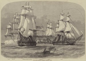 Lo Squadrone Volante che Entra nel Plymouth Sound da Henry Spernon Tozer