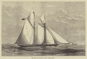 Lo yacht Hildegarde del Principe di Galles da Henry Spernon Tozer