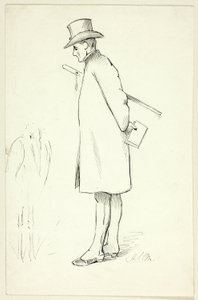 Studio per la figura nella visita episcopale da Henry Stacy Marks