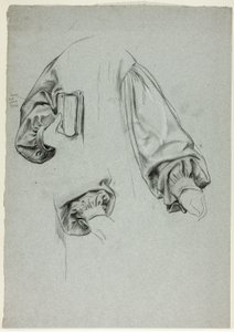 Tre schizzi di maniche da Henry Stacy Marks