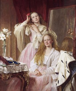 Emma e Federica Bankes di Soughton Hall, di Henry Tanworth Wells