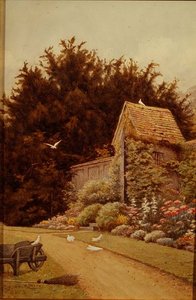 Una vecchia casa da giardino a Hartwell House da Henry Terry